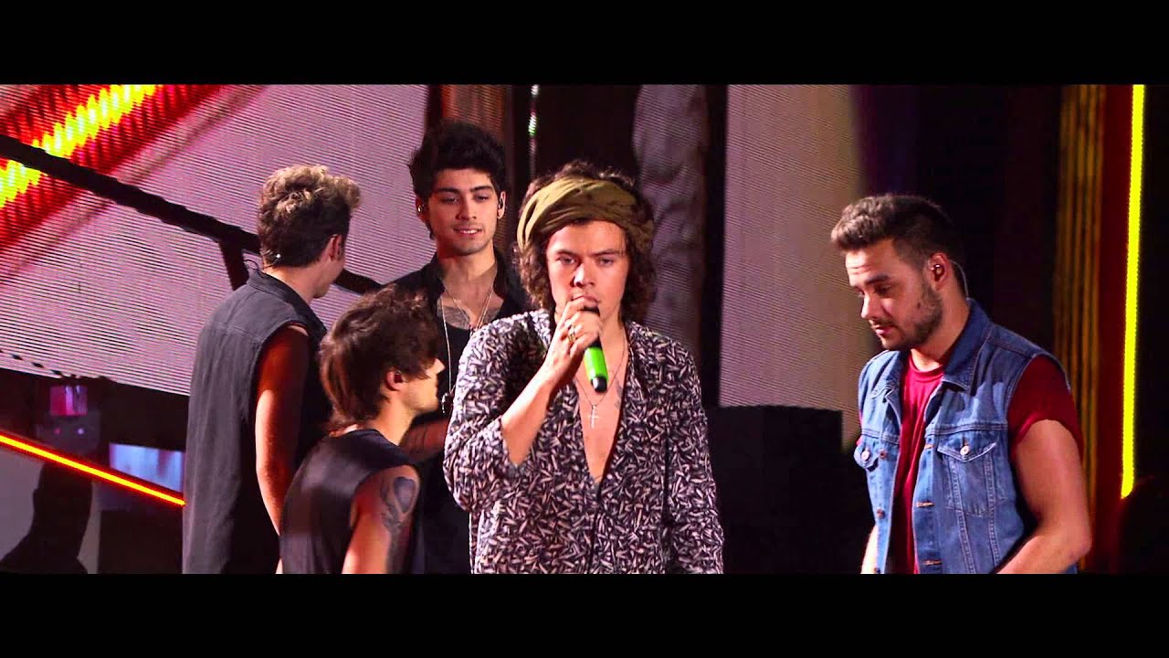 Where We Are: Live From San Siro Stadium DVD - What Makes You Beautiful Performance background