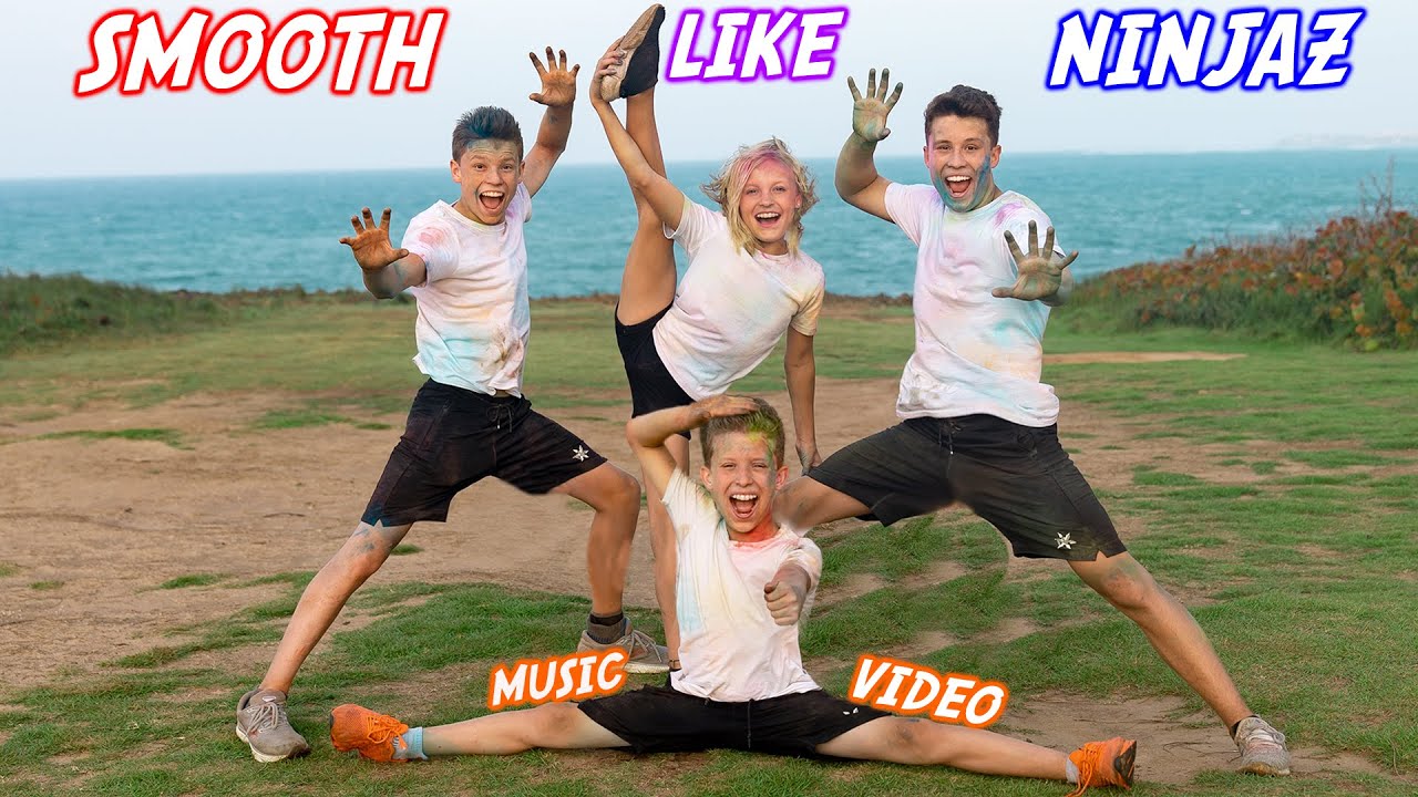 Smooth Like Ninjas! Ninja Kidz Music Video (BTS Parody) backdrop
