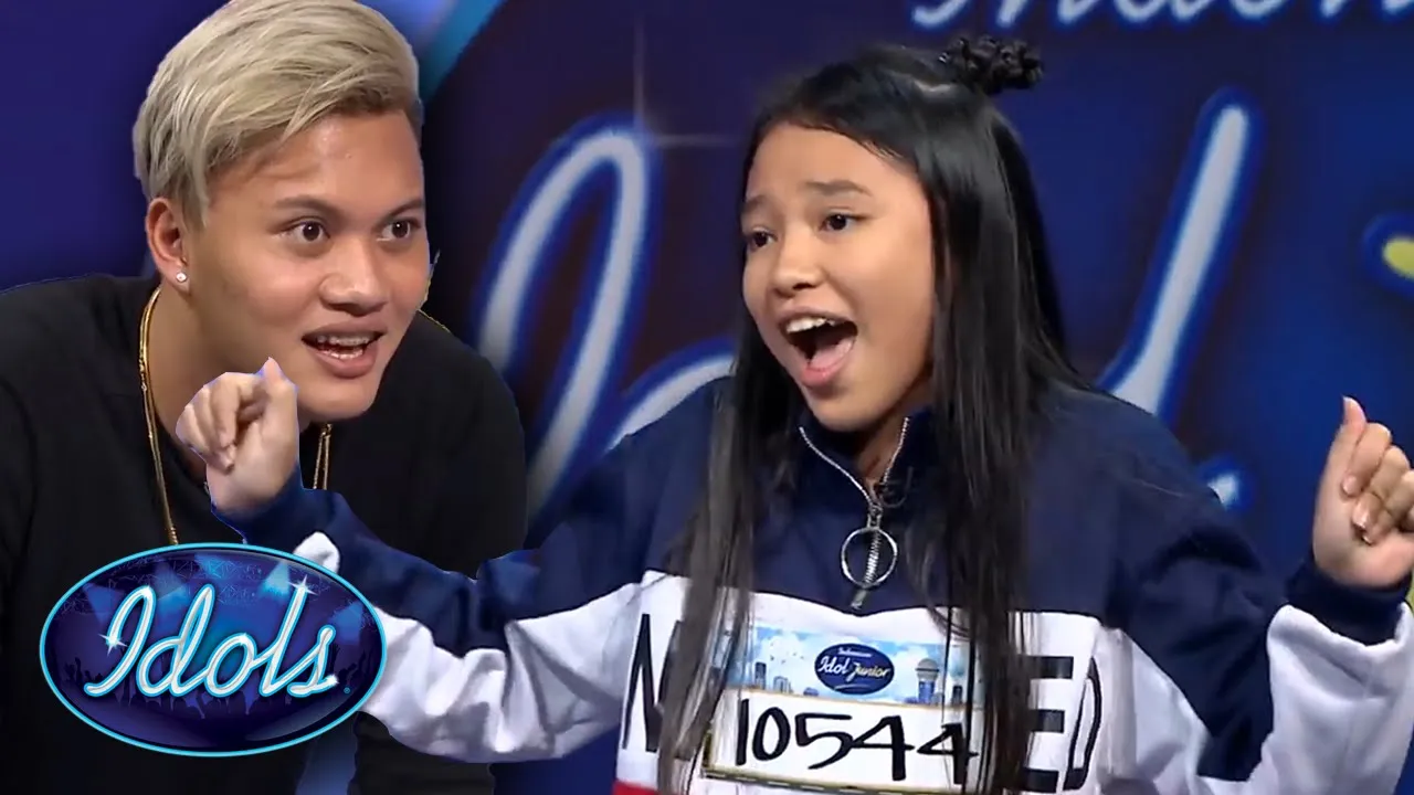 INCREDIBLE Young Singer Anneth Delliecia Auditions For Indonesian Idol Junior | Idols Global background