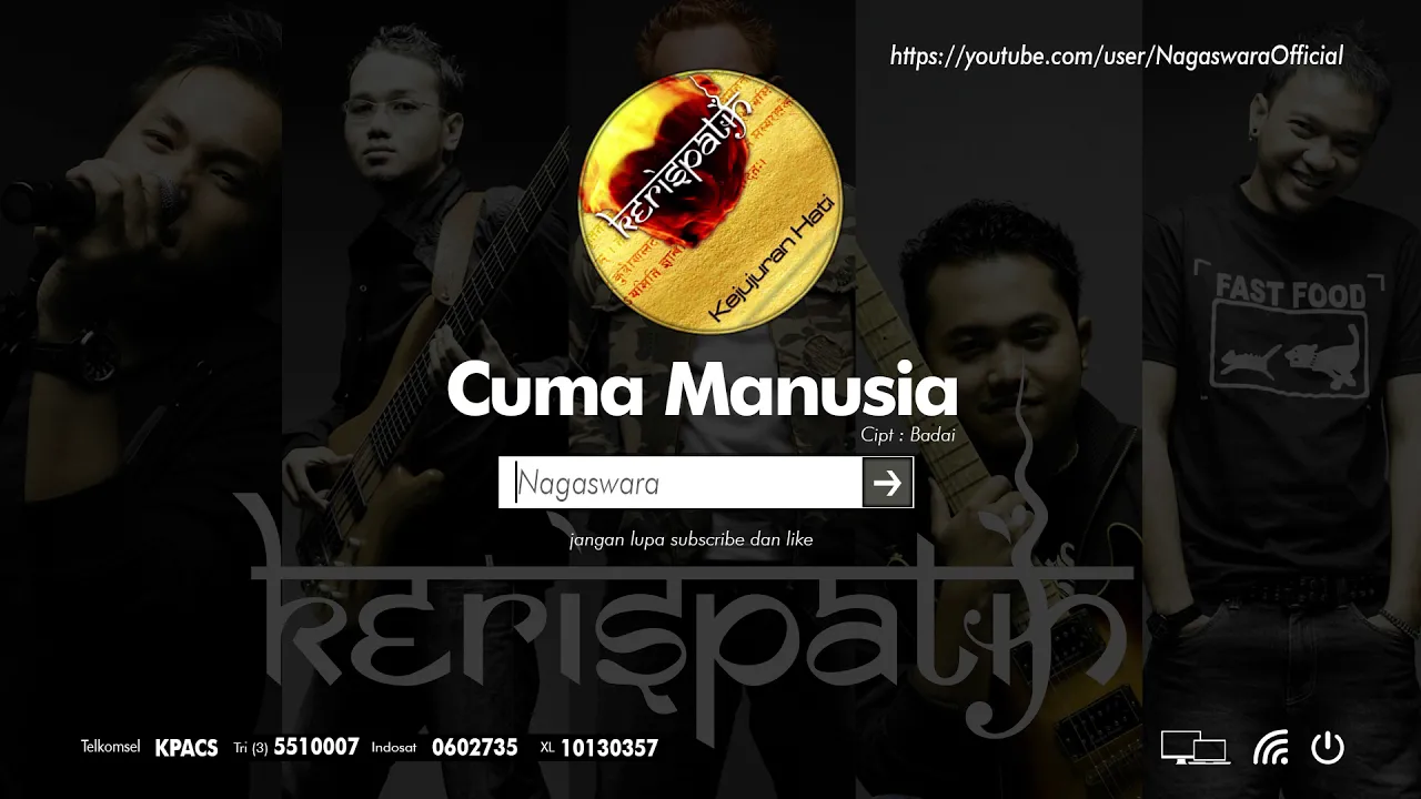 Kerispatih - Cuma Manusia (Official Audio Video) background