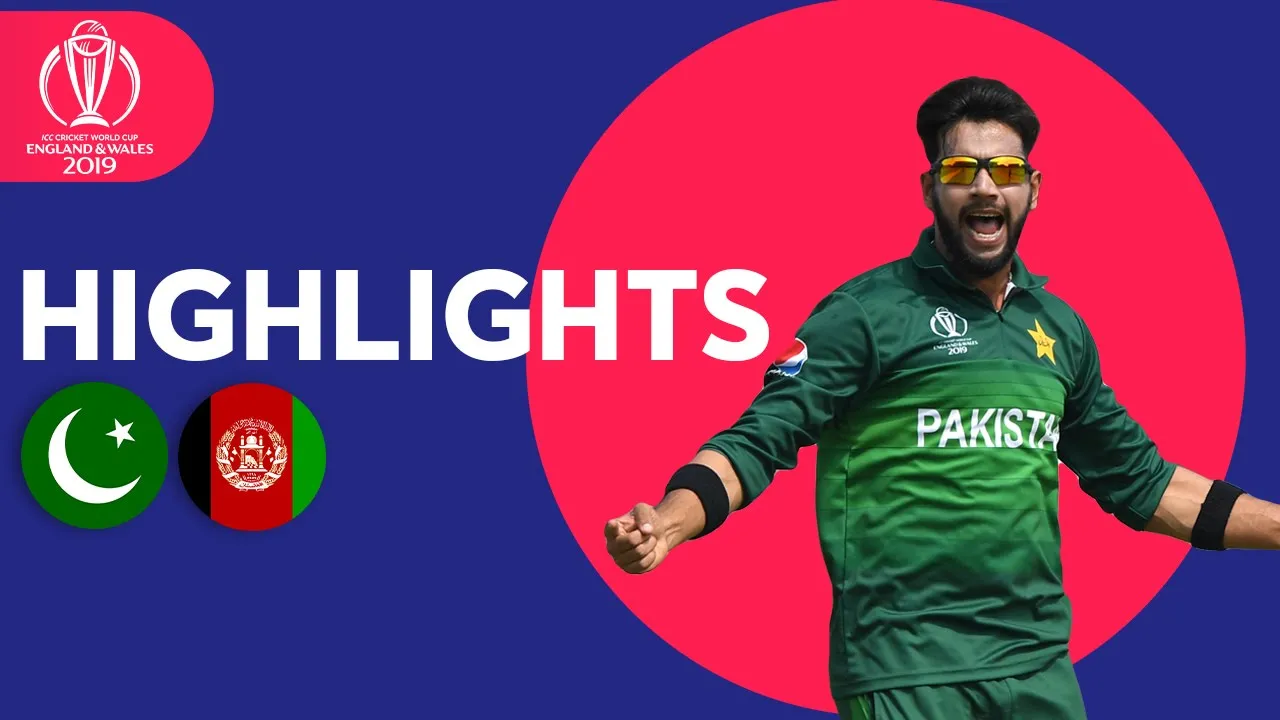 Pakistan Win in Last Over! | Pakistan vs Afghanistan - Match Highlights | ICC Cricket World Cup 2019 background