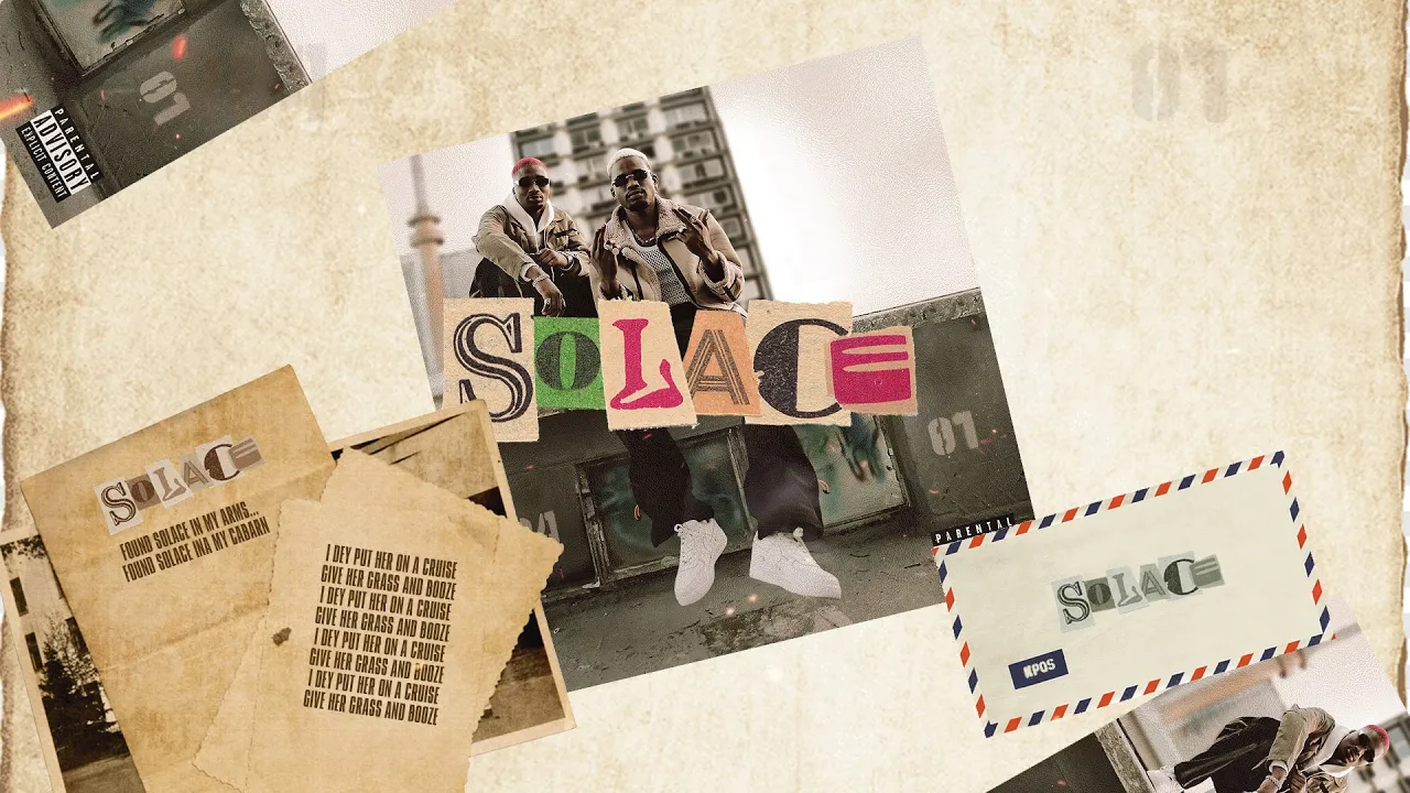 Ajebo Hustlers - Solace (Official Lyrics Video) background