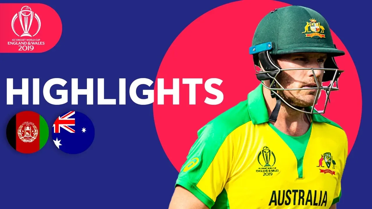 David Warner Hits 89* | Afghanistan vs Australia - Match Highlights | ICC Cricket World Cup 2019 background