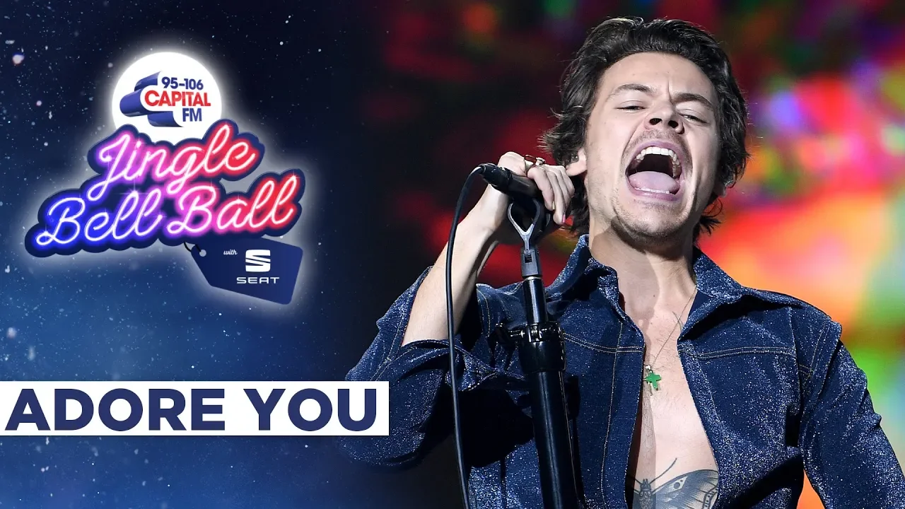 Harry Styles - Adore You (Live at Capital's Jingle Bell Ball 2019) | Capital background