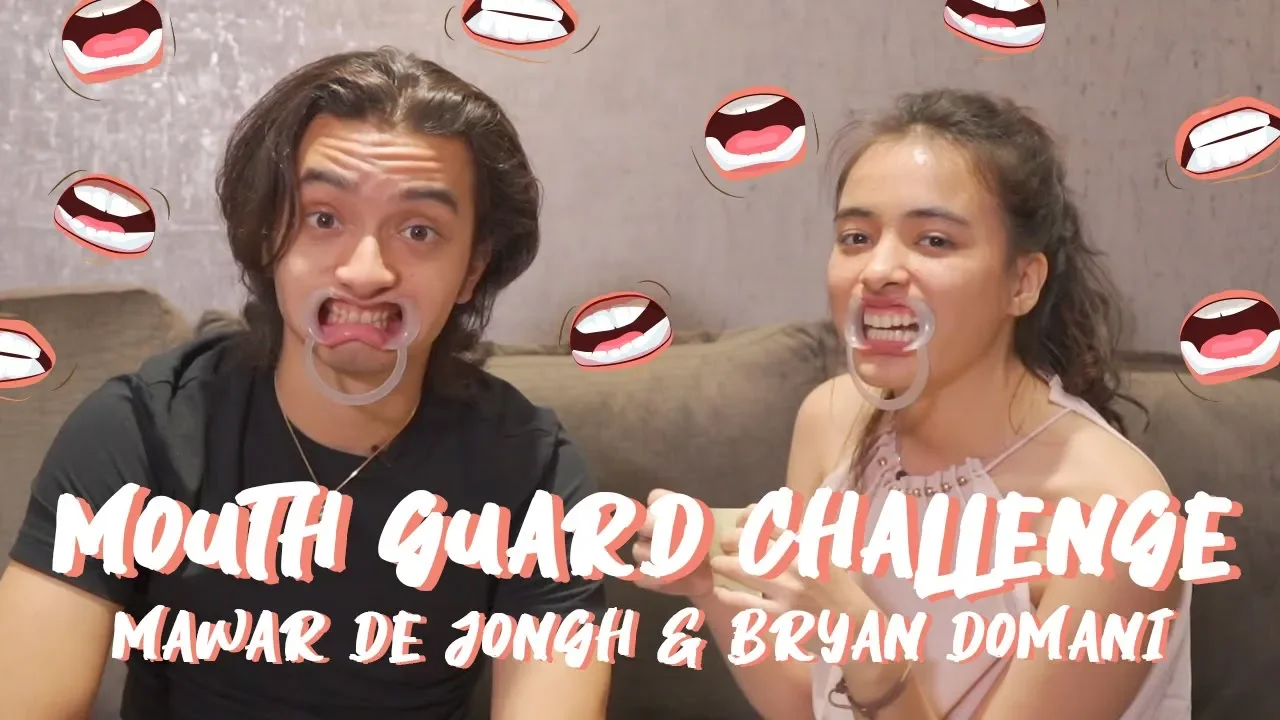 Mawar de Jongh & Bryan Domani - Mouth Guard Challenge background