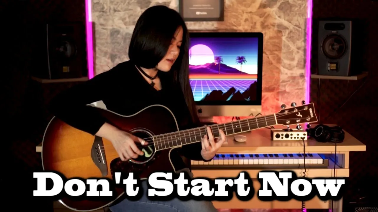 (Dua Lipa) Don't Start Now - Fingerstyle Guitar Cover | Josephine Alexandra