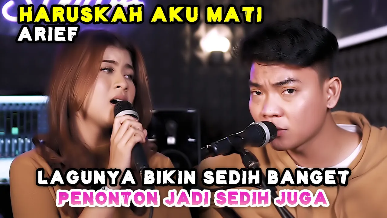 HARUSKAH AKU MATI - ARIEF (LIRIK) COVER BY NABILA MAHARANI FT TRI SUAKA