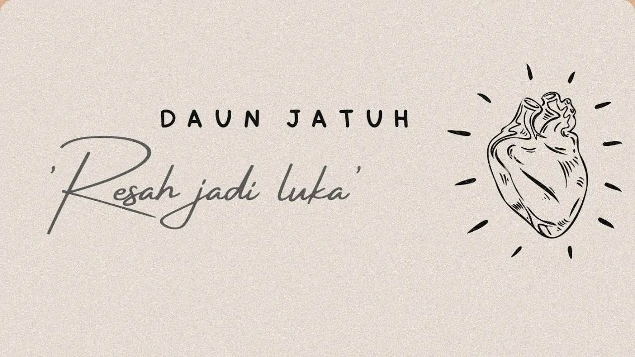 Daun Jatuh - Resah jadi luka (Indo & Eng)lyrics background