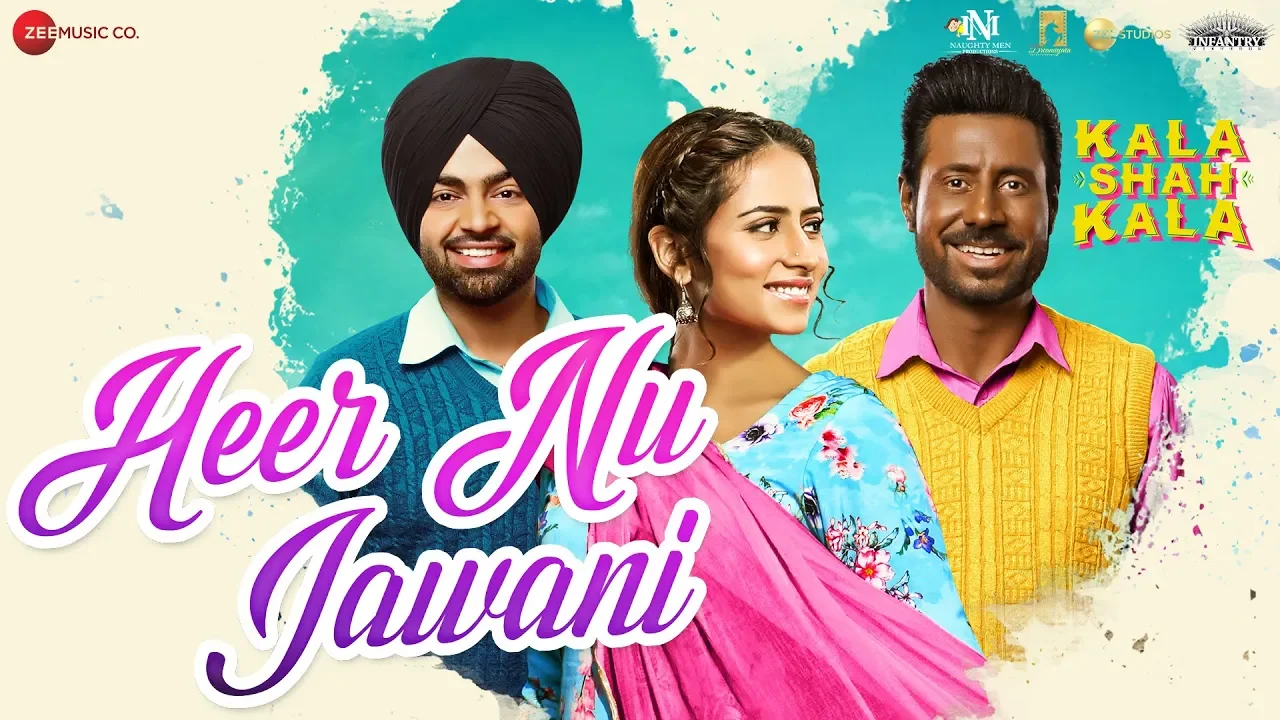 Heer Nu Jawani - Kala Shah Kala | Binnu Dhillon | Sargun Mehta | Jordan Sandhu|Jaidev Kumar| Navjeet background