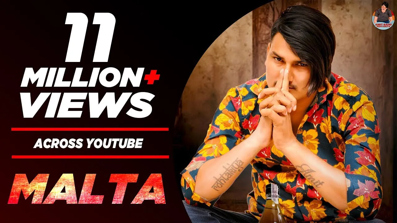 AMIT SAINI ROHTAKIYA : MALTA ( Official Video ) Ladu Ladu Kehke Mane Bhora Bhora Khagi 2021 background