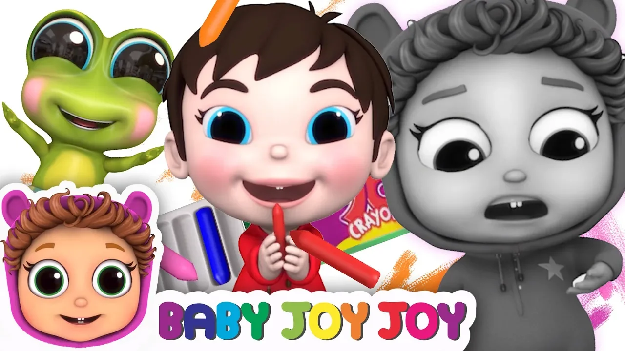The Crayon Family Song | Finger Family Song | Learn Colors | Baby Joy Joy (2019) | Watch on Movi47
