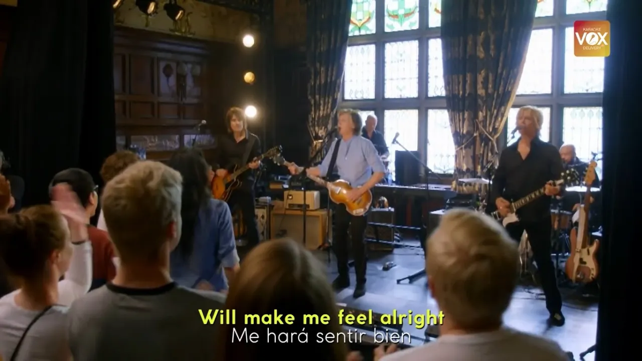 Paul McCartney en Pub Philharmonics - VideoLyric background