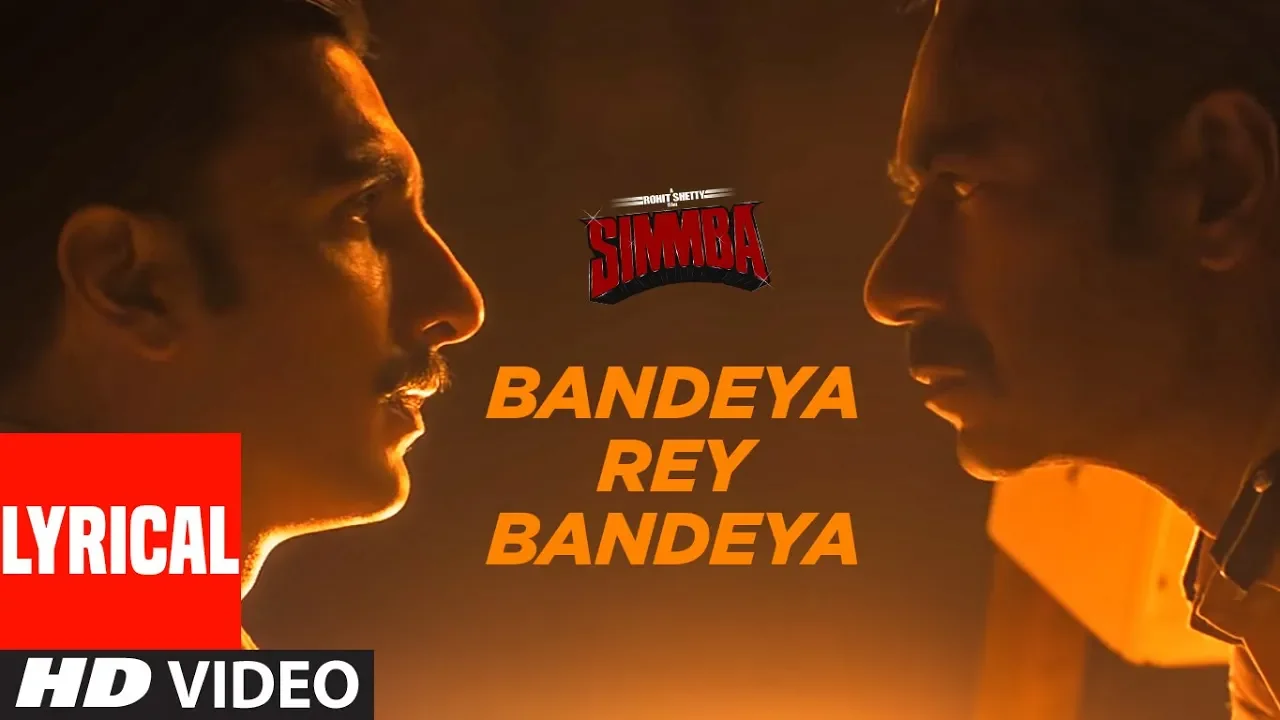 Bandeya Rey Bandeya Lyrical | SIMMBA | Ranveer Singh, Sara Ali Khan | Arijit Singh | Asees Kaur background