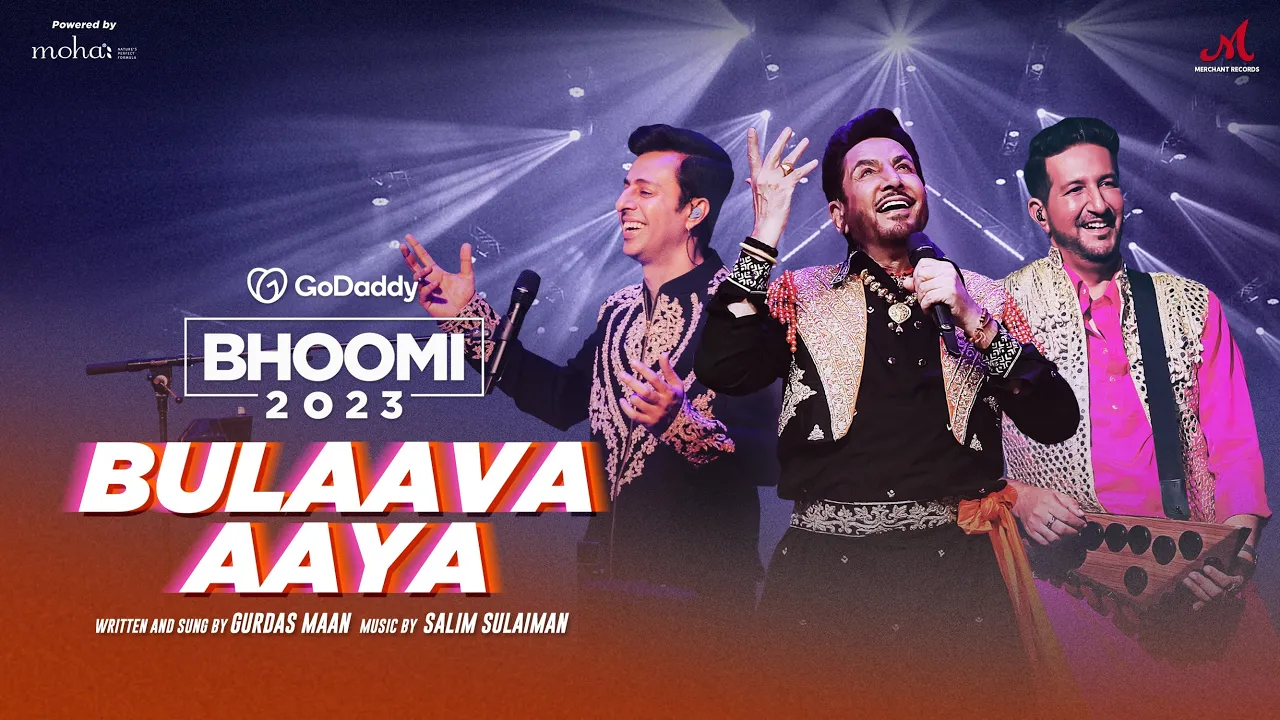 Bulaava Aaya | GoDaddy IN Bhoomi 2023 | Gurdas Maan | Salim Sulaiman | New Punjabi Folk Song 2023 background