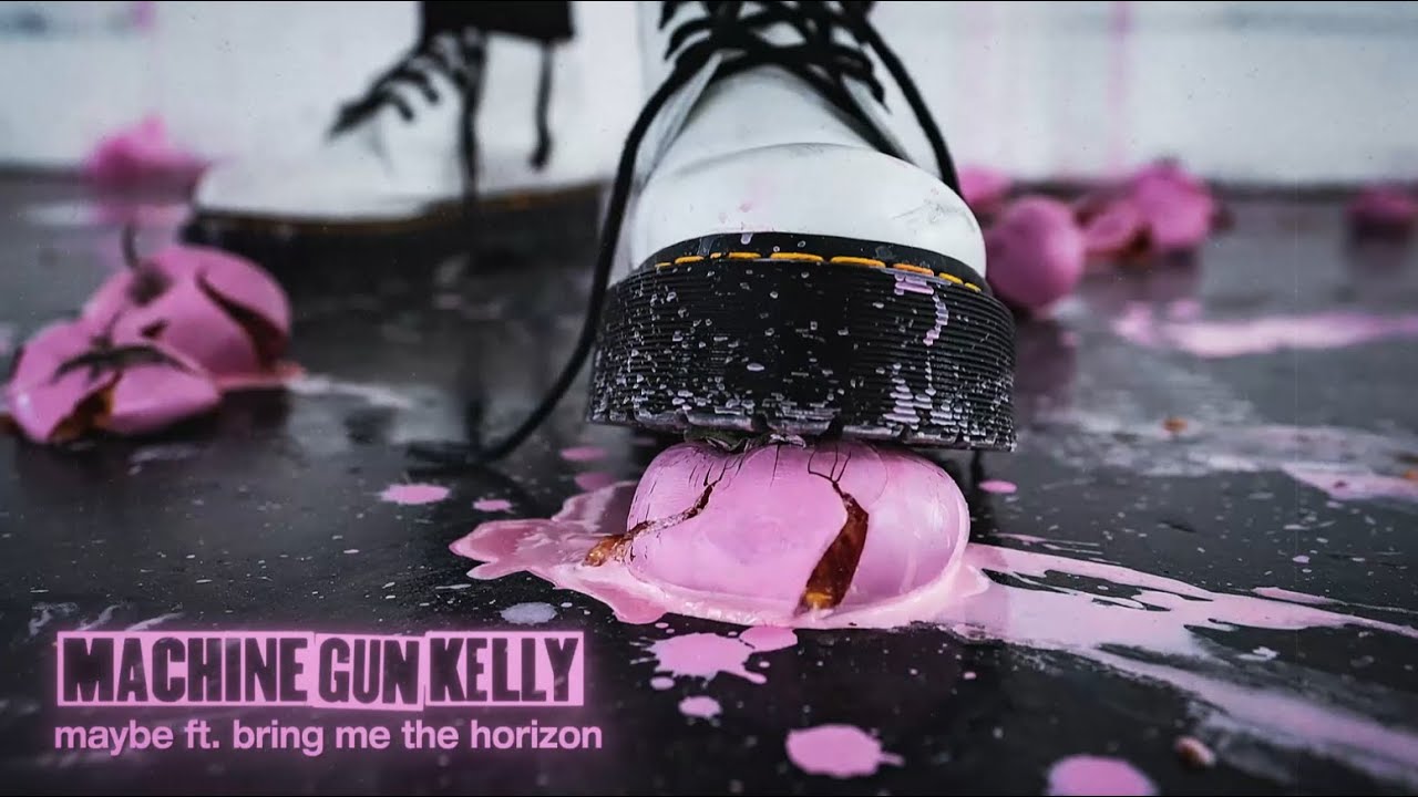 Machine Gun Kelly – maybe ft. Bring Me The Horizon (Official Visualizer) background