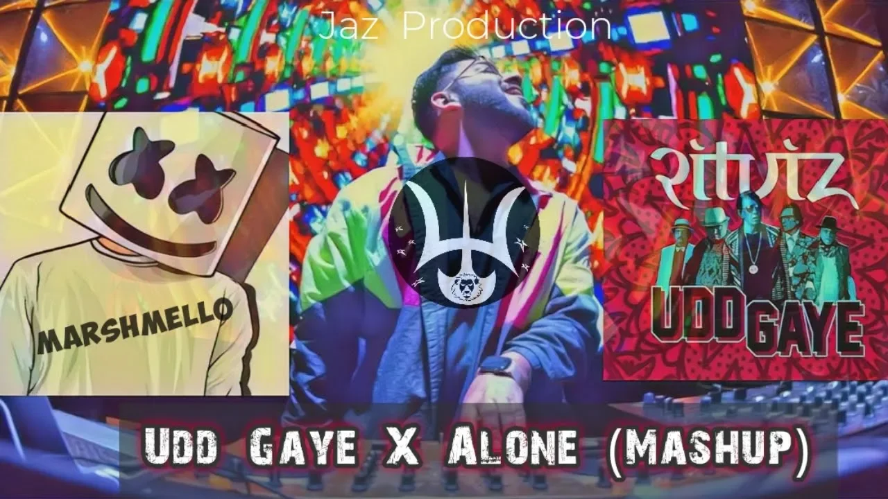 Udd gaye X Alone (Mashup) JAZ Scape Edit | Ritviz | Marshmello background