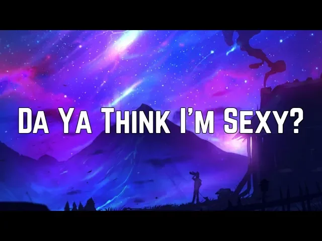 Rod Stewart - Da Ya Think I'm Sexy (Lyrics) background