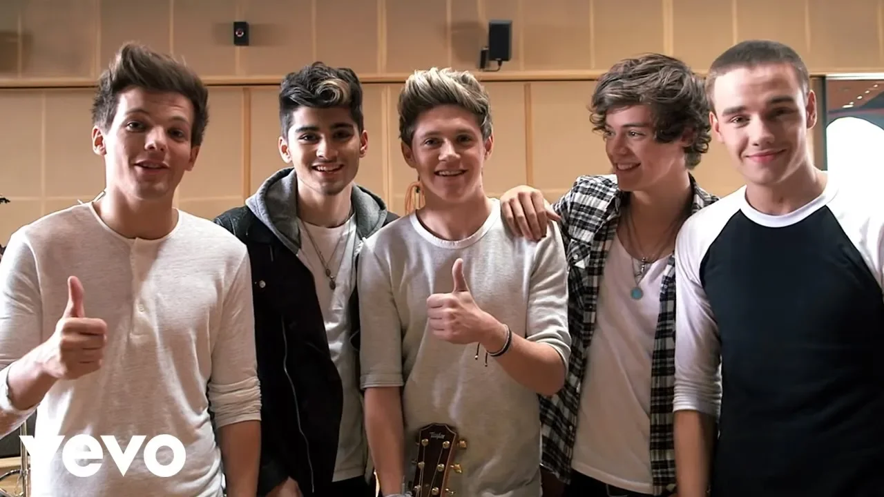 One Direction - Little Things - Behind The Scenes background