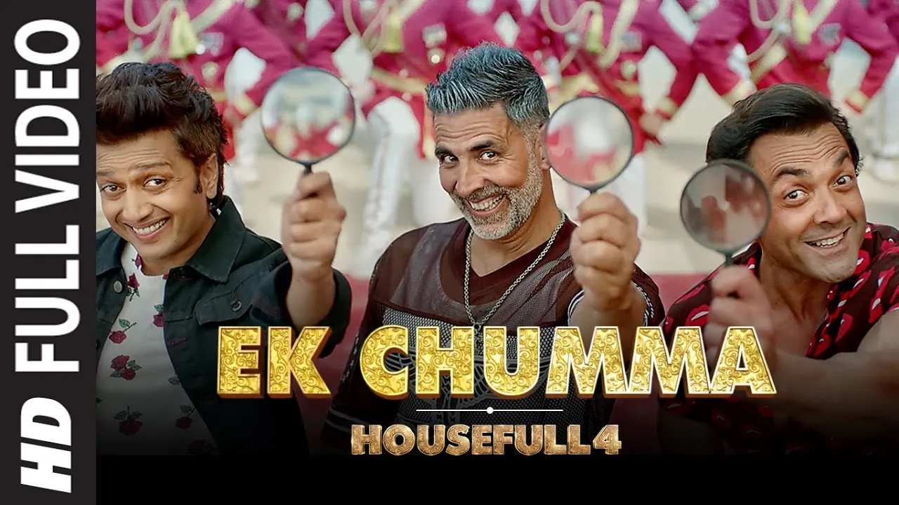 Full Song: Ek Chumma | Housefull 4 | Akshay K, Riteish D, Bobby D, Kriti S,Pooja,Kriti K |Sohail Sen background