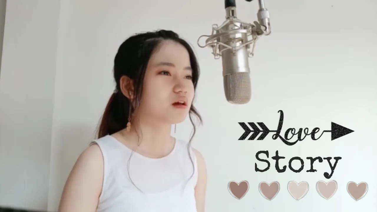 Love Story I Shania Yan Cover background