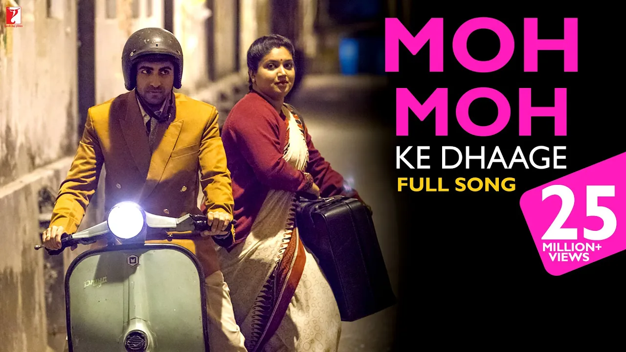 Moh Moh Ke Dhaage | Full Song | Dum Laga Ke Haisha | Ayushmann, Bhumi | Papon, Monali | Anu Malik background