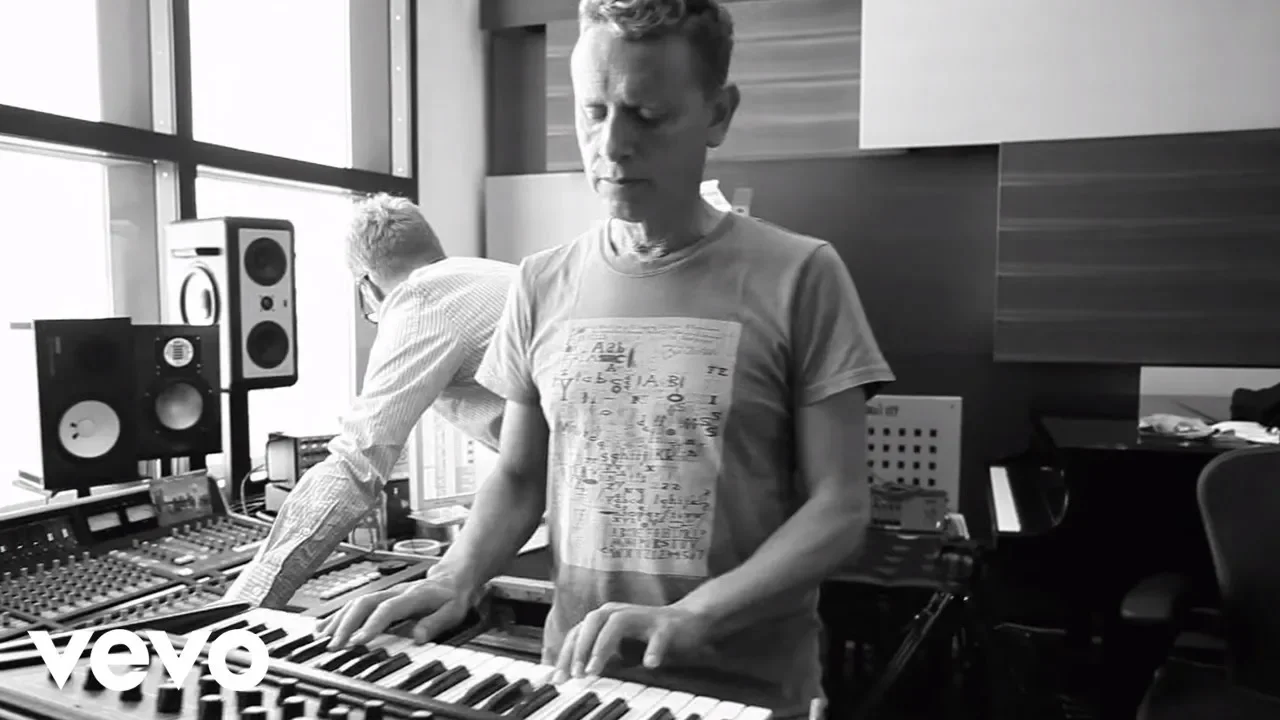 Depeche Mode - In-Studio Collage 2012 (Video) background