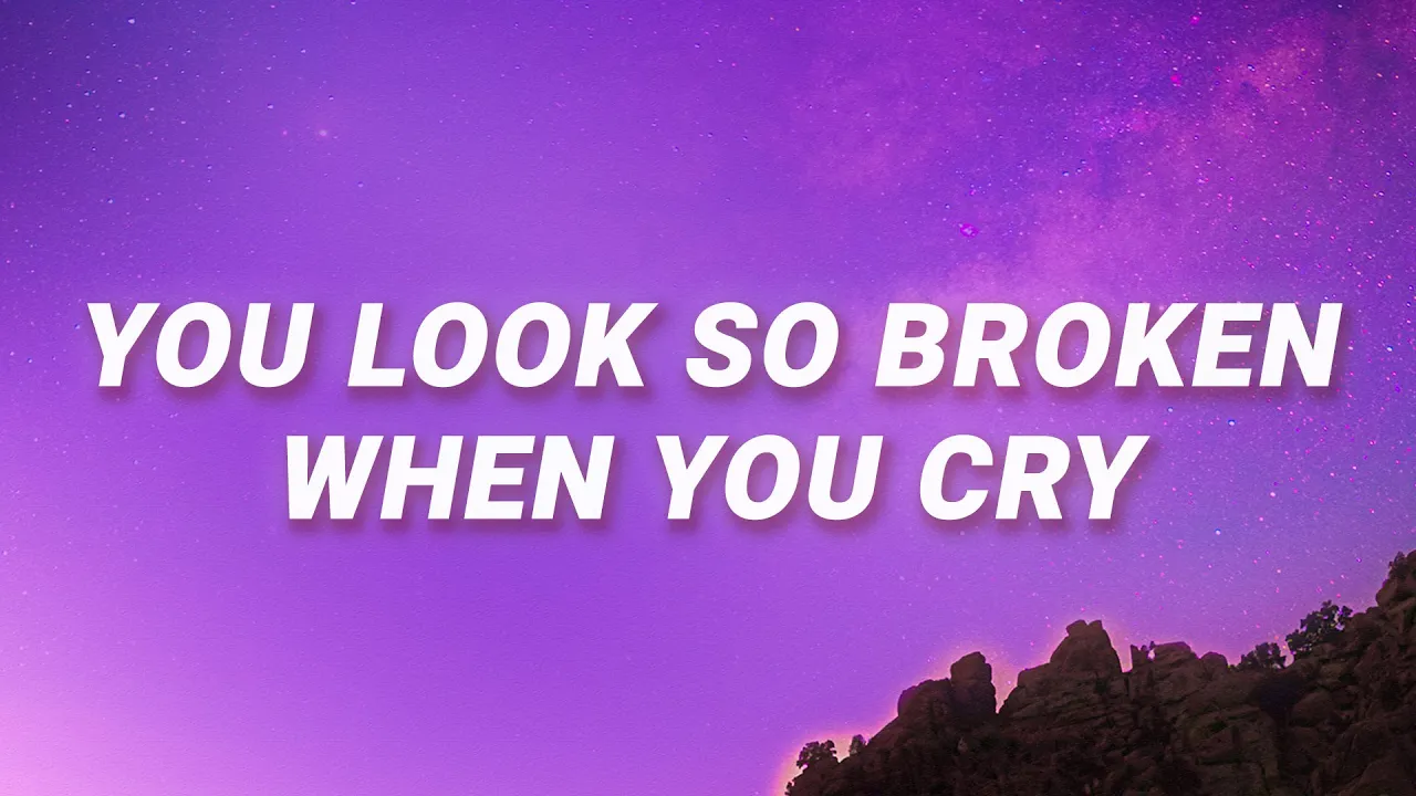Glass Animals - You look so broken when you cry (Heat Waves) (Lyrics) background