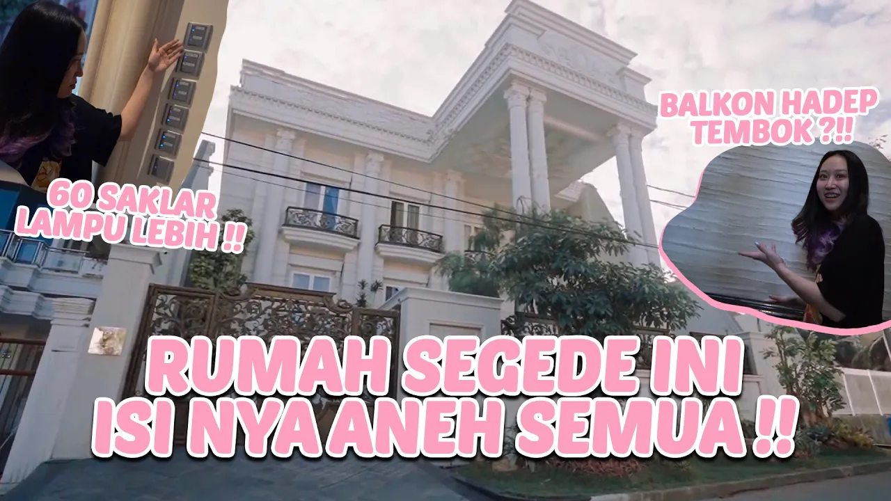 5 KE UNIKAN & KE ANEHAN RUMAH AKU || LIFT PRIBADI , BALKON HADAP TEMBOK , GERBANG OTOMATIS !! backdrop