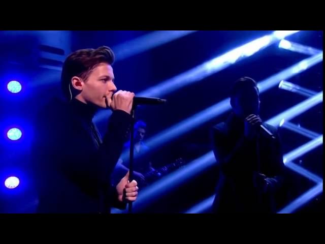 One Direction performing 'Night Changes' on The Graham Norton Show background