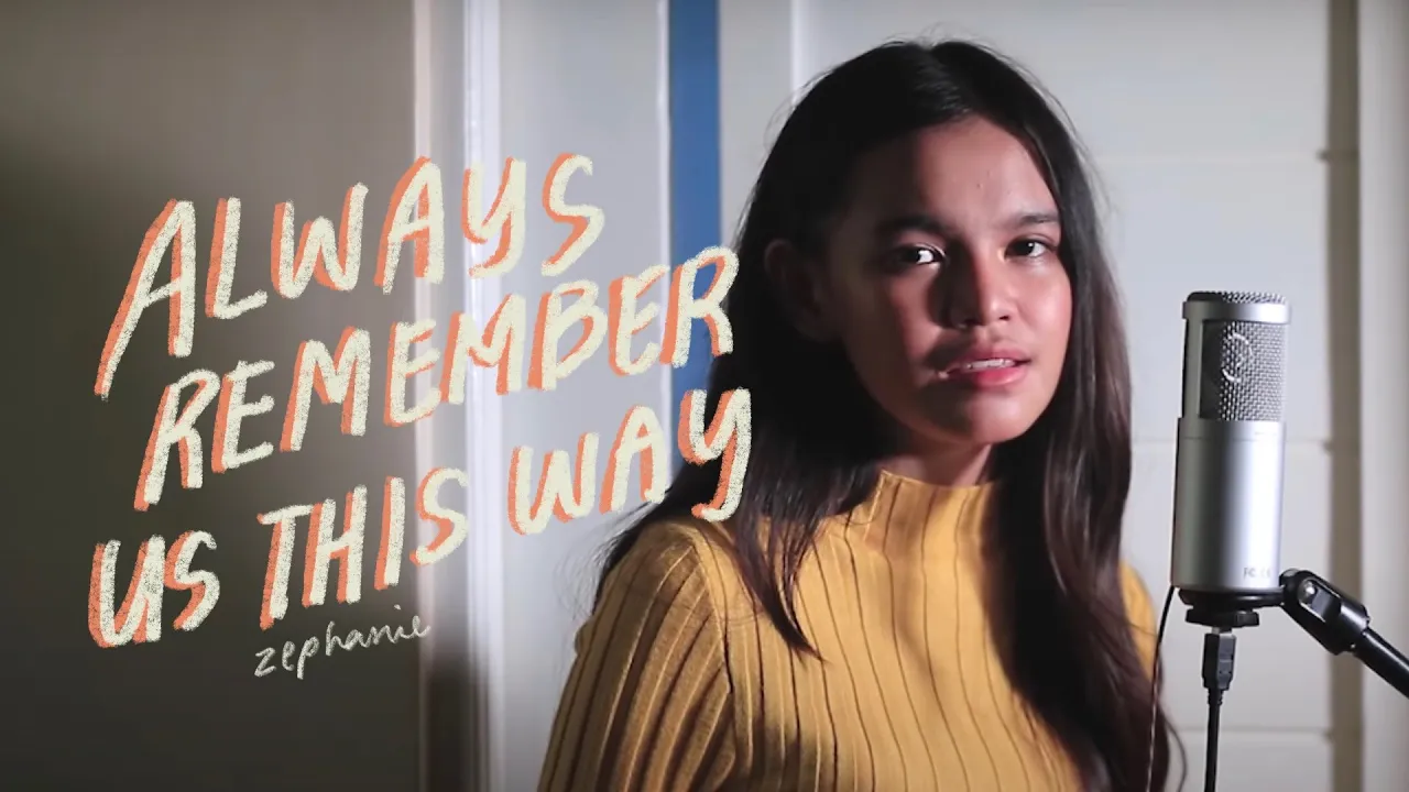 #ZephanieLiveSessions: Always Remember Us This Way (from A Star is Born, Lady Gaga) | Zephanie background