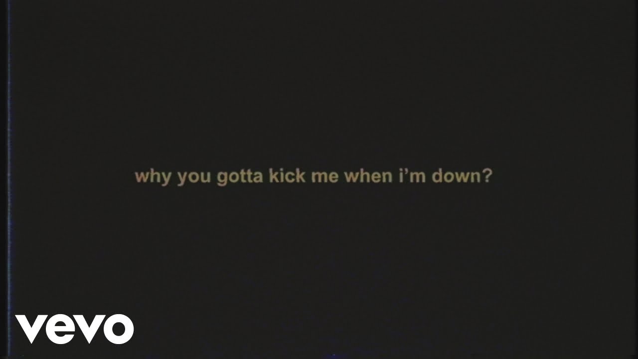 Bring Me The Horizon - why you gotta kick me when i'm down (Lyric Video) background