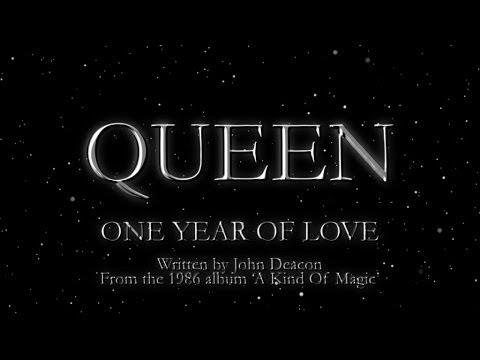 Queen - One Year Of Love (Official Lyric Video) background