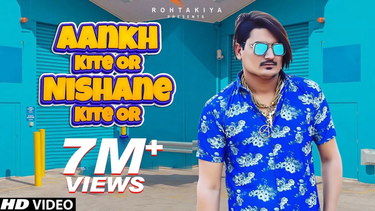 AMIT SAINI ROHTAKIYA : Aankh Kite Or Nishane Kite Or (Full Video) Laddu Laddu kehke : Haryanavi 2021 background