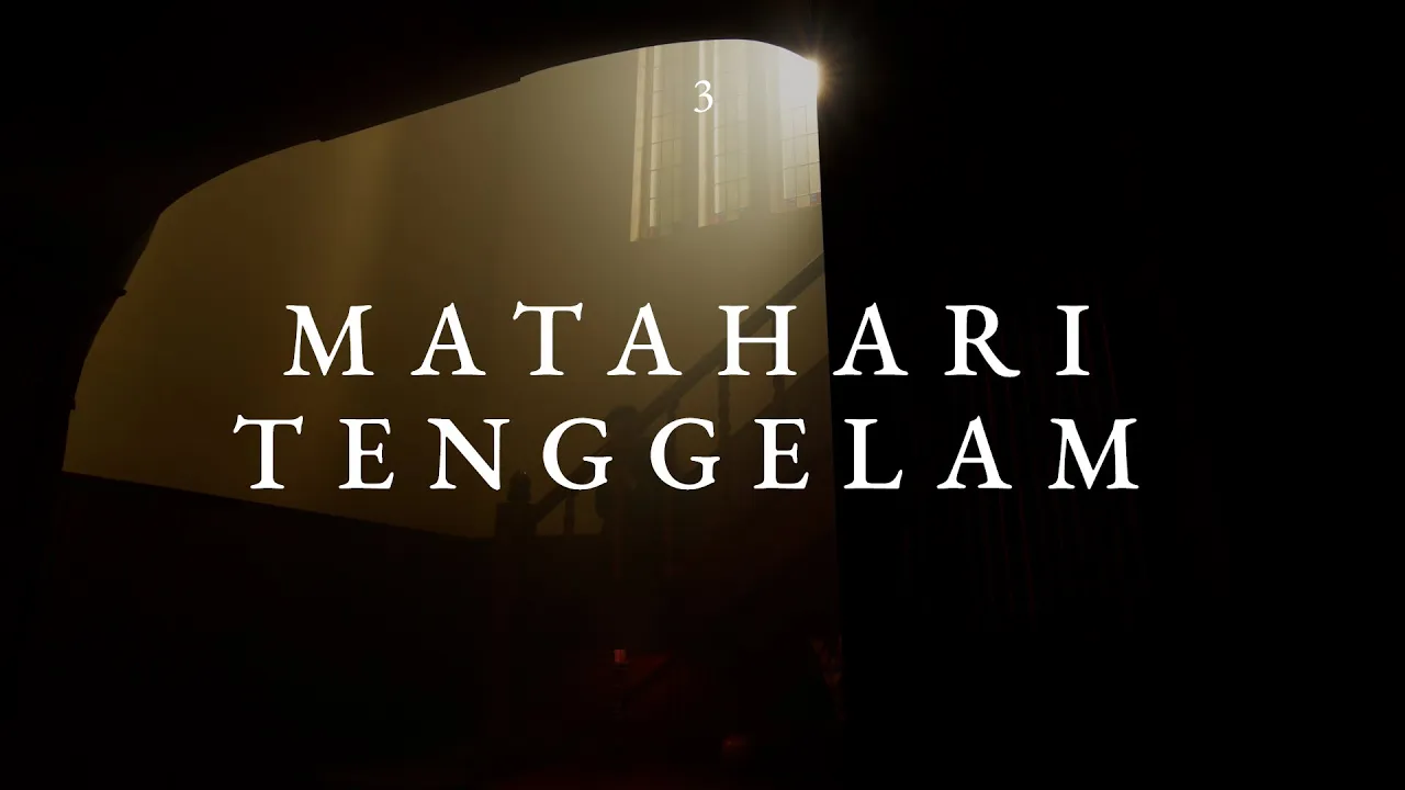 Hindia - Matahari Tenggelam (Official Lyric Video) background