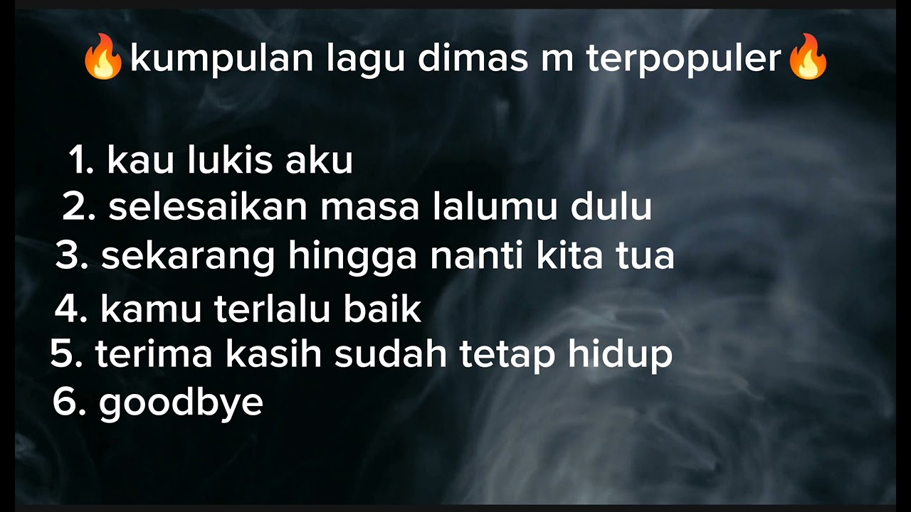 KUMPULAN LAGU DIMAS M TRENDING 2024