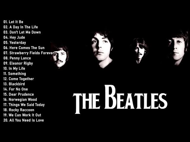The Beatles Greatest Hits Full Album - Best Beatles Songs Collection poster — similar to The Beatles Greatest Hits Full Album 2022 | The Beatles Best Songs Of All Time Vol 2