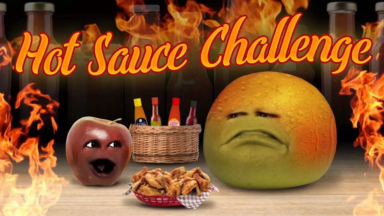Annoying Orange - Hot Sauce Challenge background