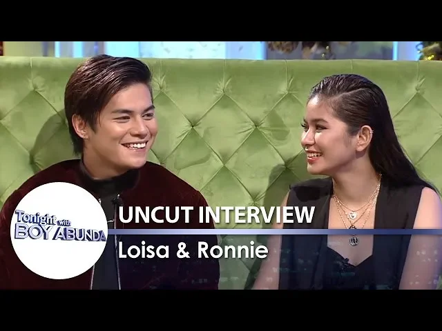 TWBA Uncut Interview: Ronnie Alonte & Loisa Andalio background