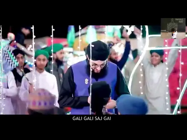 "GALI GALI SAJ GAYI" NEW Naat shareef Hafiz Tahir Qadri 2019 poster β similar to Hafiz Tahir Qadri - Noor Wala Aya Hai - New Naat - Rabi Ul Awal