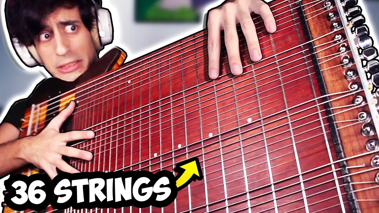 36 STRINGS BASS SOLO (World Record)