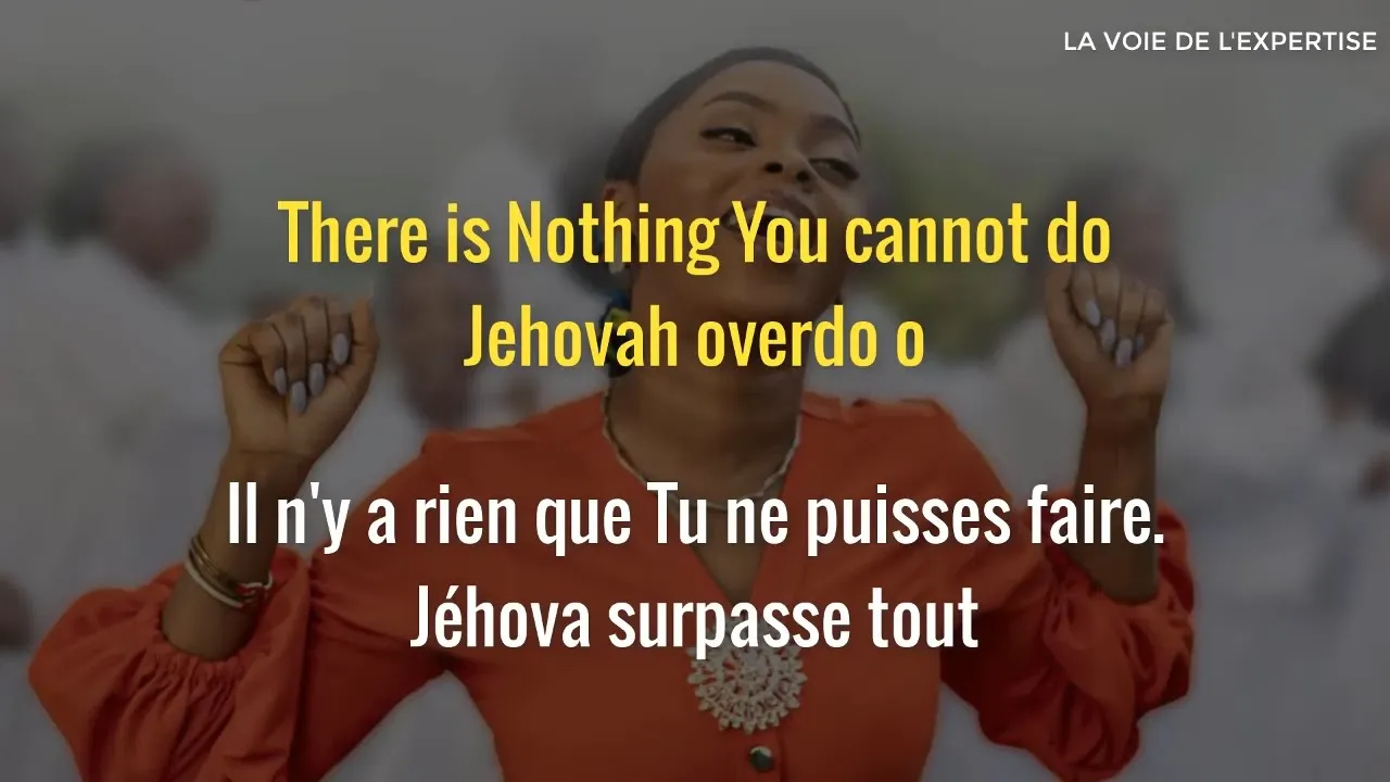 Chidinma - Jehovah Overdo - Traduction francaise background
