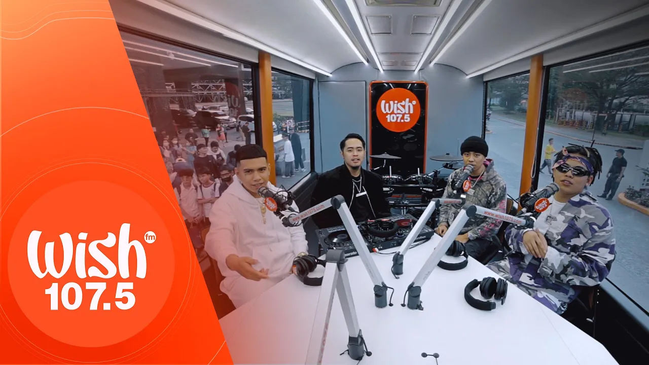 O $IDE MAFIA x BRGR performs "Get Low" LIVE on Wish 107.5 Bus background