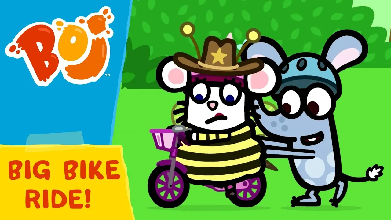 Boj - The Big Bike Ride | Cartoons for Kids