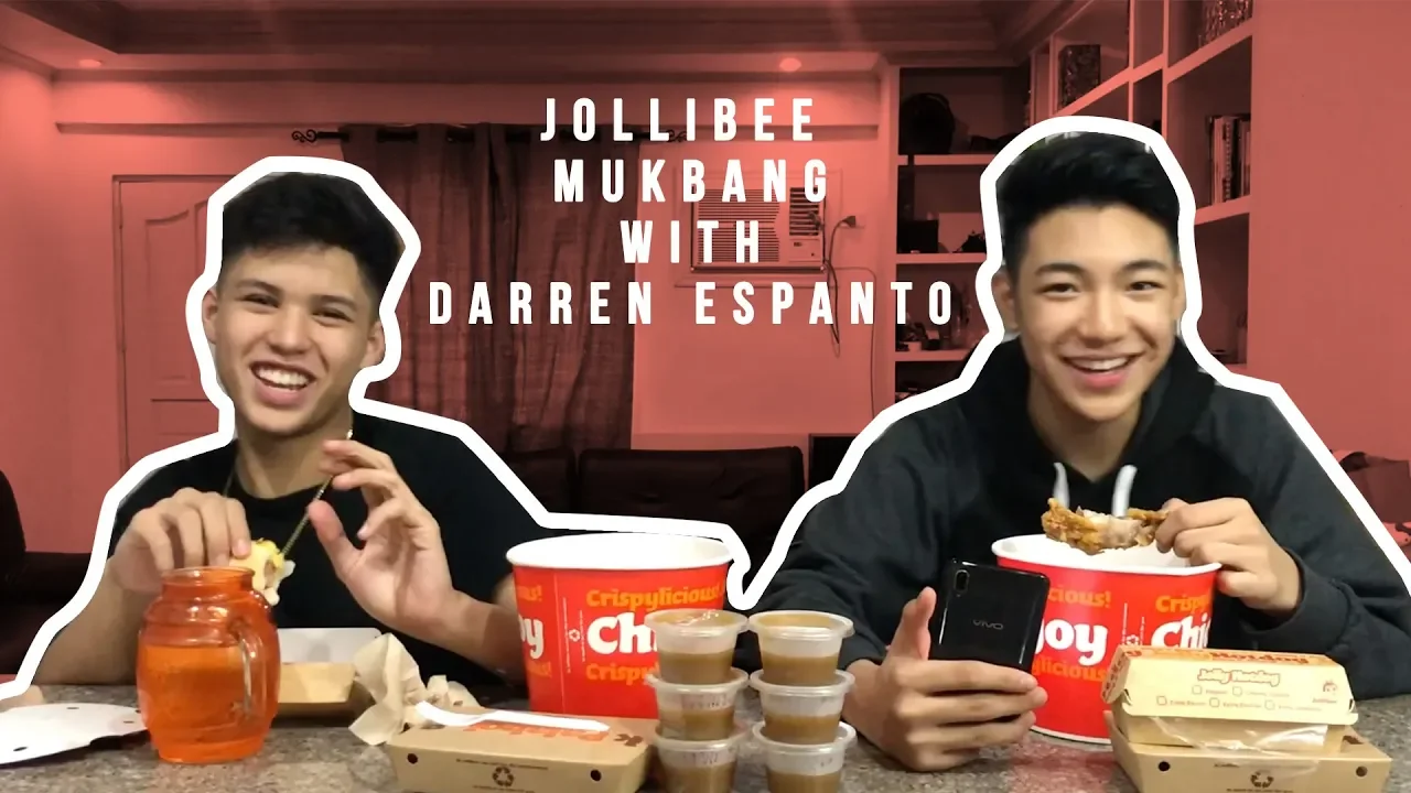 JOLLIBEE MUKBANG WITH DARREN ESPANTO!!!
