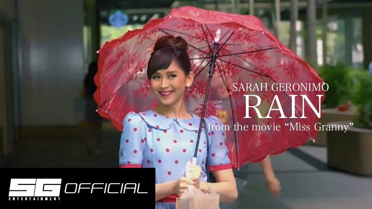 Sarah Geronimo — Rain From The Movie 'Miss Granny' (Music Video) background