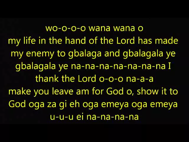 Duncan Mighty - Na God (lyrics) background