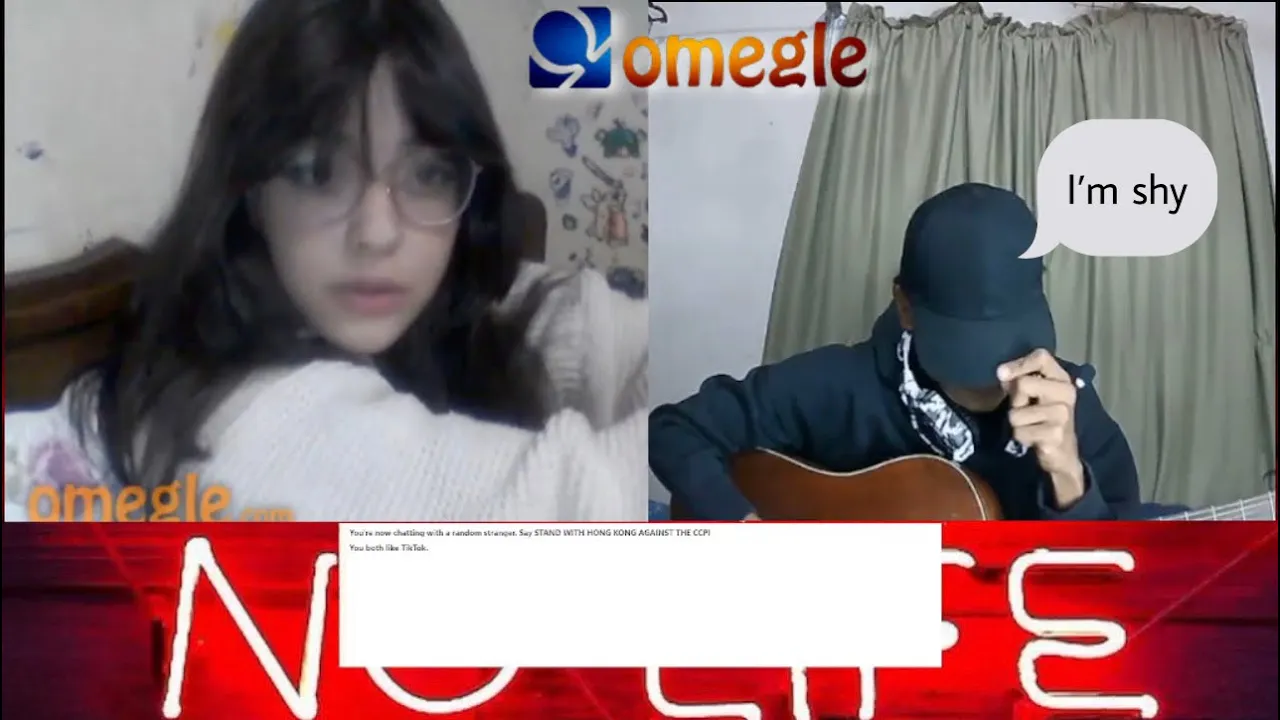 singing to strangers on omegle | Pt29 we can be shy together
