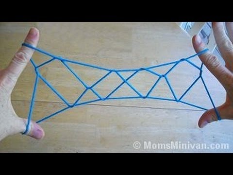 How to do Jacobs Ladder, Step by Step, with string background