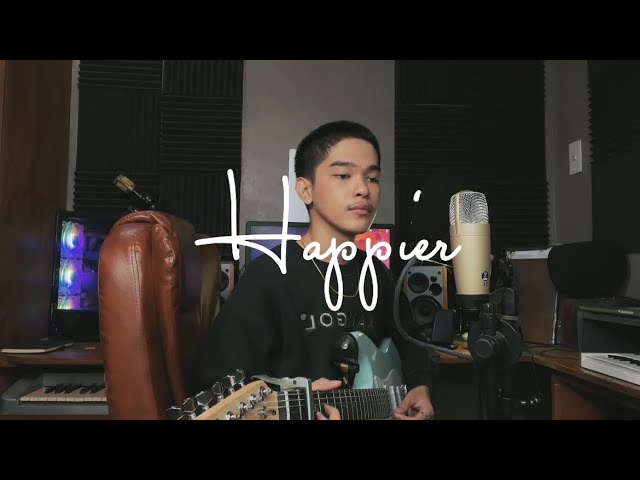 Happier (Olivia Rodrigo) cover by Arthur Miguel background