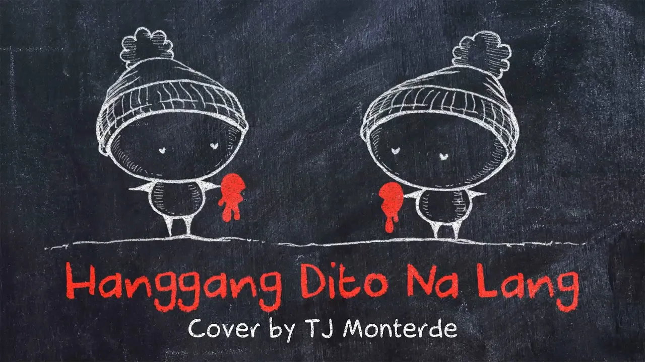 TJ Monterde - HANGGANG DITO NA LANG || Animated Lyric Video by Ella Banana backdrop